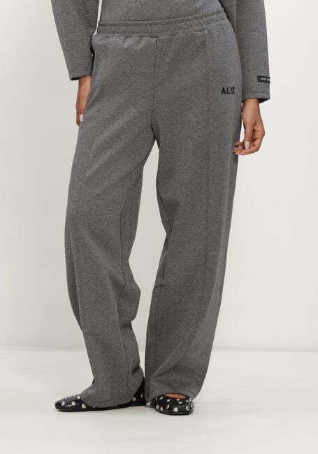 Graue ALIX THE LABEL Barrel jeans LADIES KNITTED BARREL PANTS - large