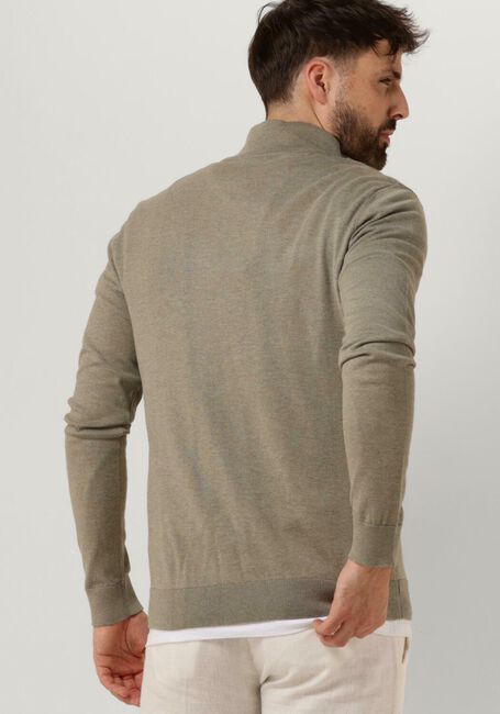 Grüne SELECTED HOMME Pullover SLHBERG HALF ZIP CARDIGAN NOOS - large