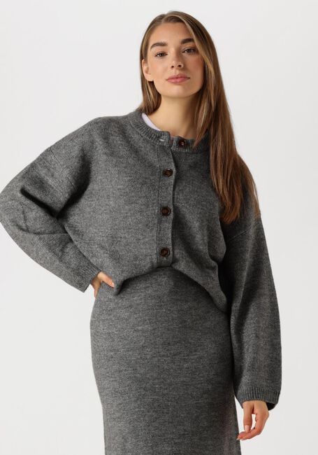 Graue EDITED Strickjacke KONNY CARDIGAN - large