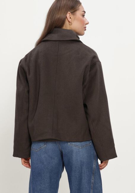 Braune NEO NOIR Jack HAMRA WOOL JACKET - large