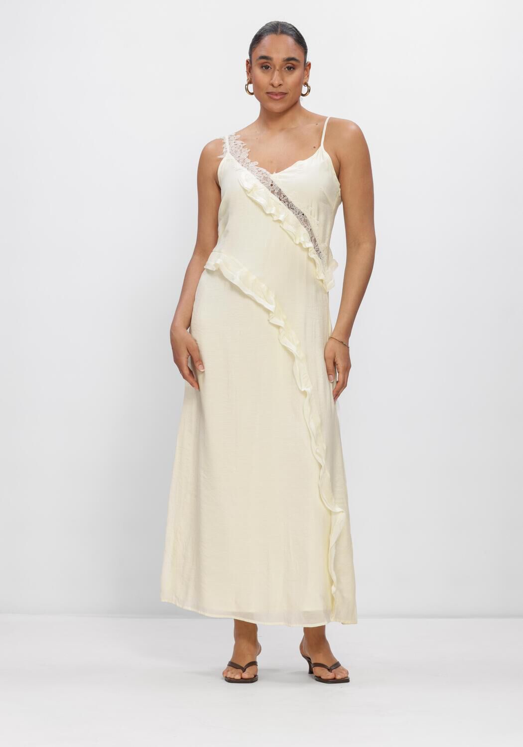 Gelbe COPENHAGEN MUSE Midikleid CMNORMA-DRESS - large