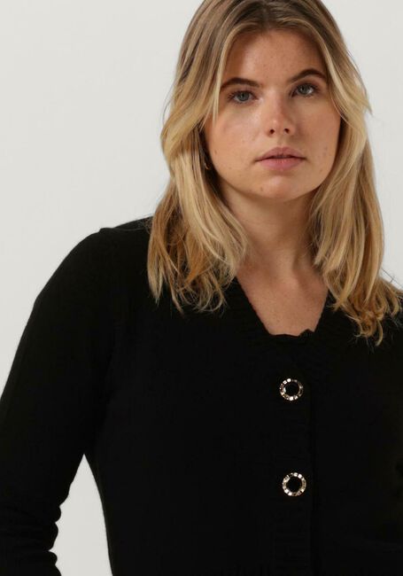 Schwarze VANILIA Strickjacke VENNE - large
