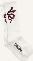Weiße CARLIJNQ Socken SPORT SOCKS SERPENT - SPORT SOCKS - medium