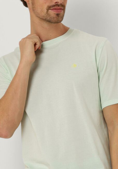 Grüne SCOTCH & SODA T-shirt GARMENT DYE LOGO CREW T-SHIRT - large