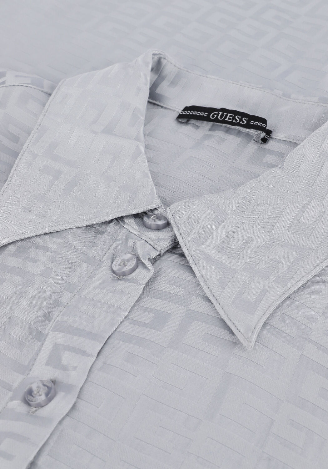 Graue GUESS Blusen LS LOLA SHIRT - large