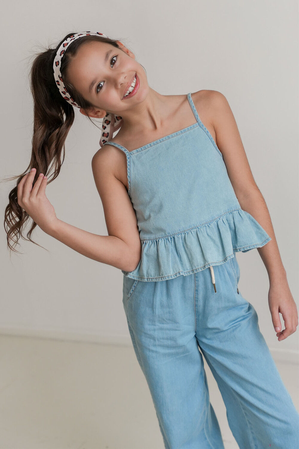 Hellblau LIKE FLO Top ELIF CHAMBREY TOP - large