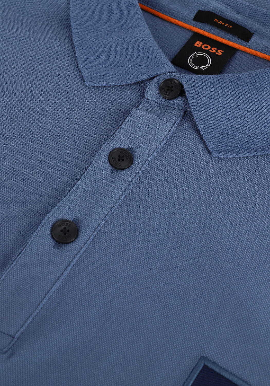 Blaue BOSS ORANGE Polo-Shirt PASSENGER - large