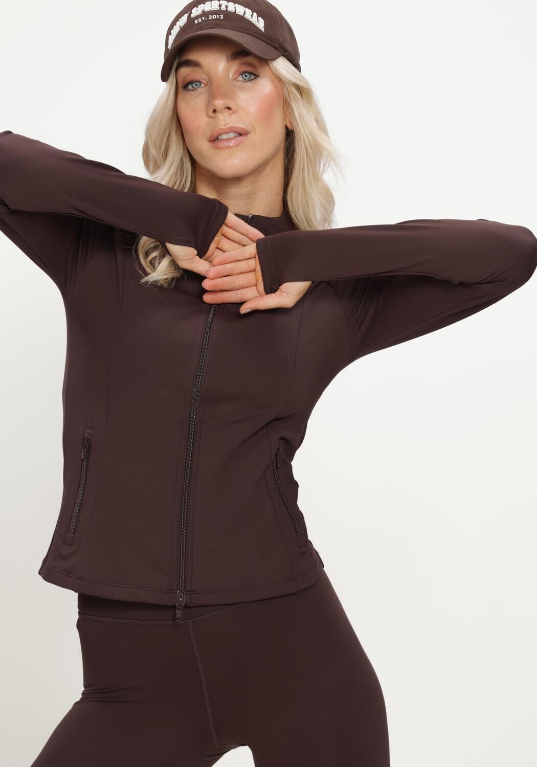 Braune AIM'N Pullover SENSE ZIP JACKET - large