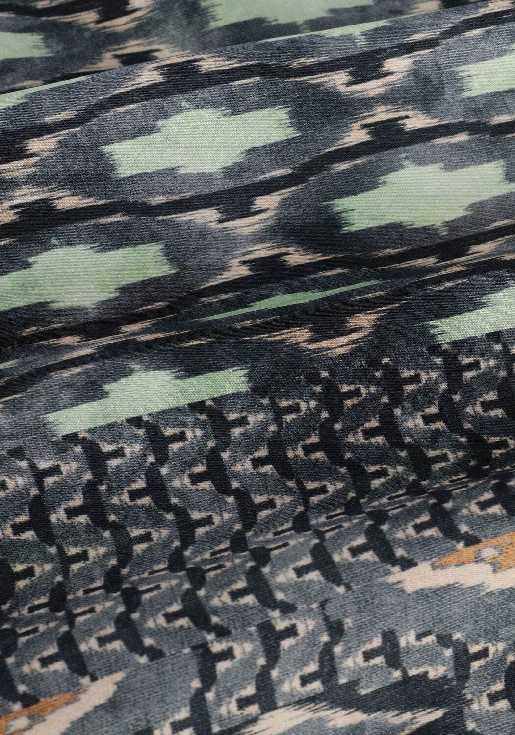 Mehrfarbige/Bunte SUMMUM Blusen TOP IKAT MIX VISCOSE - large