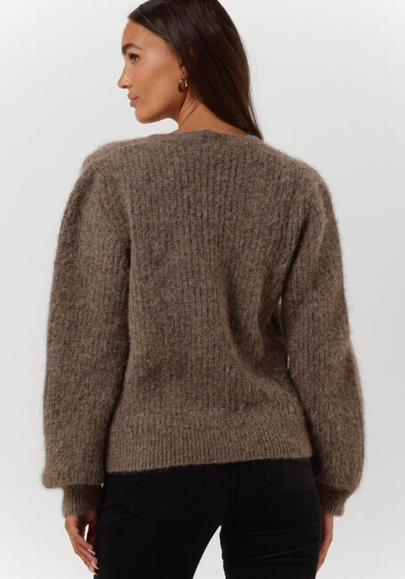 Braune BY-BAR Strickjacke LUNA CARDIGAN - large