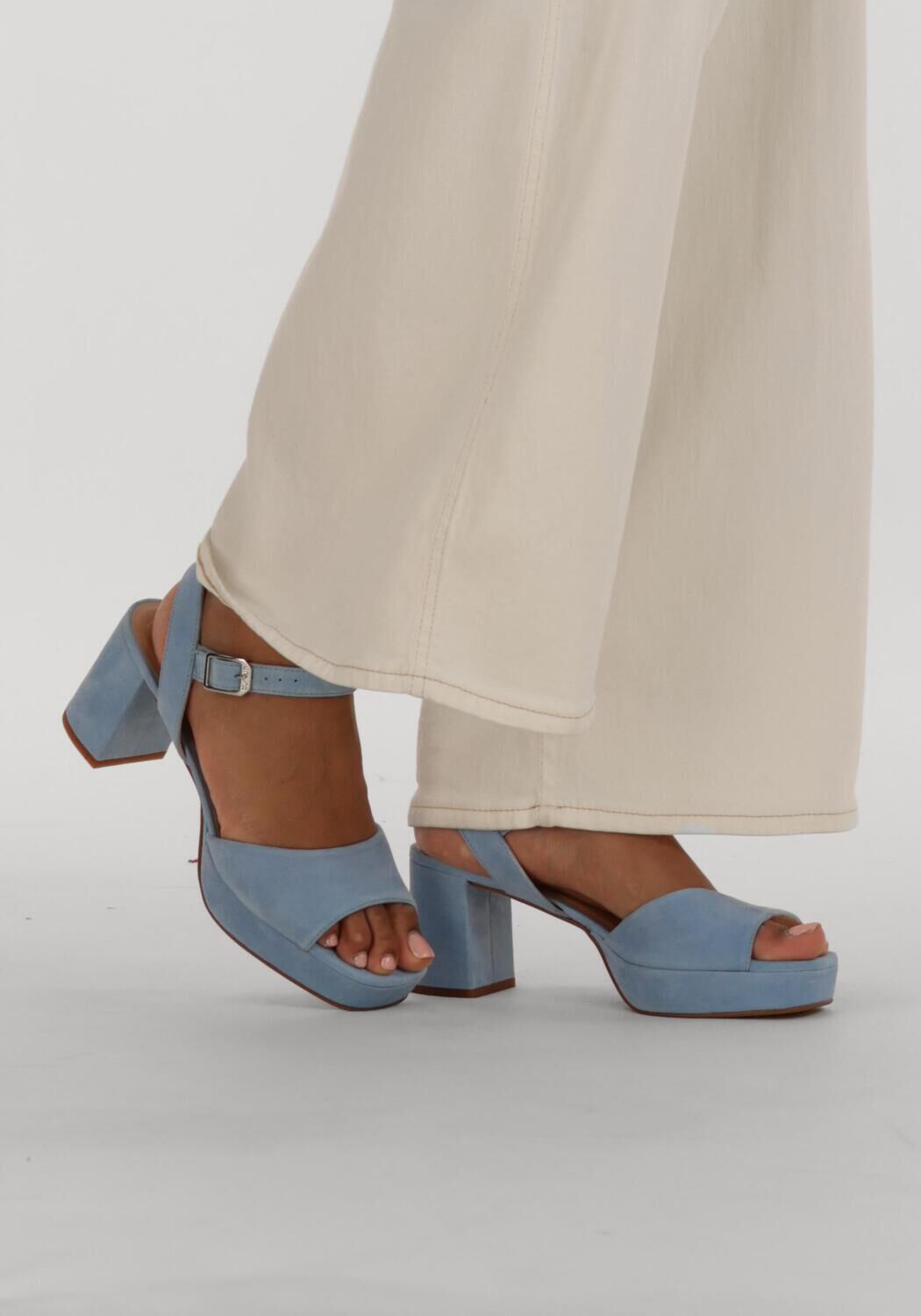 Blaue UNISA Sandaletten mit Absatz NEY - large