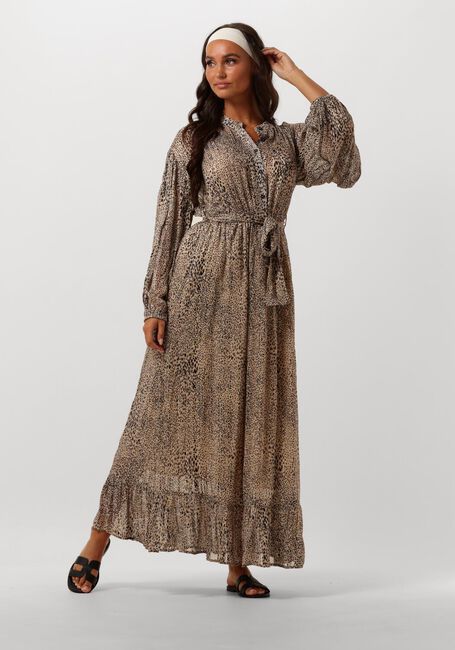 Sand OMODA ATELIER Maxikleid X FLORINE MAXI DRESS - large