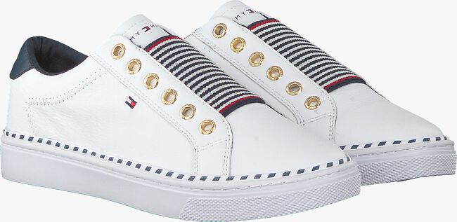 Weiße TOMMY HILFIGER Sneaker low TOMMY ELASTIC CITY - large