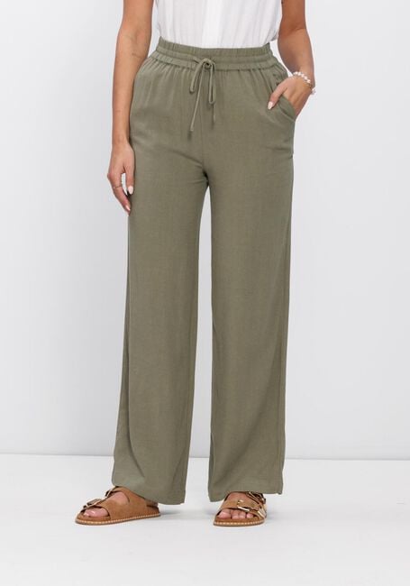 Gr&uuml;ne SELECTED WOMEN Weite Hose SLFVIVA-GULIA HW LONG SUN PANT - large