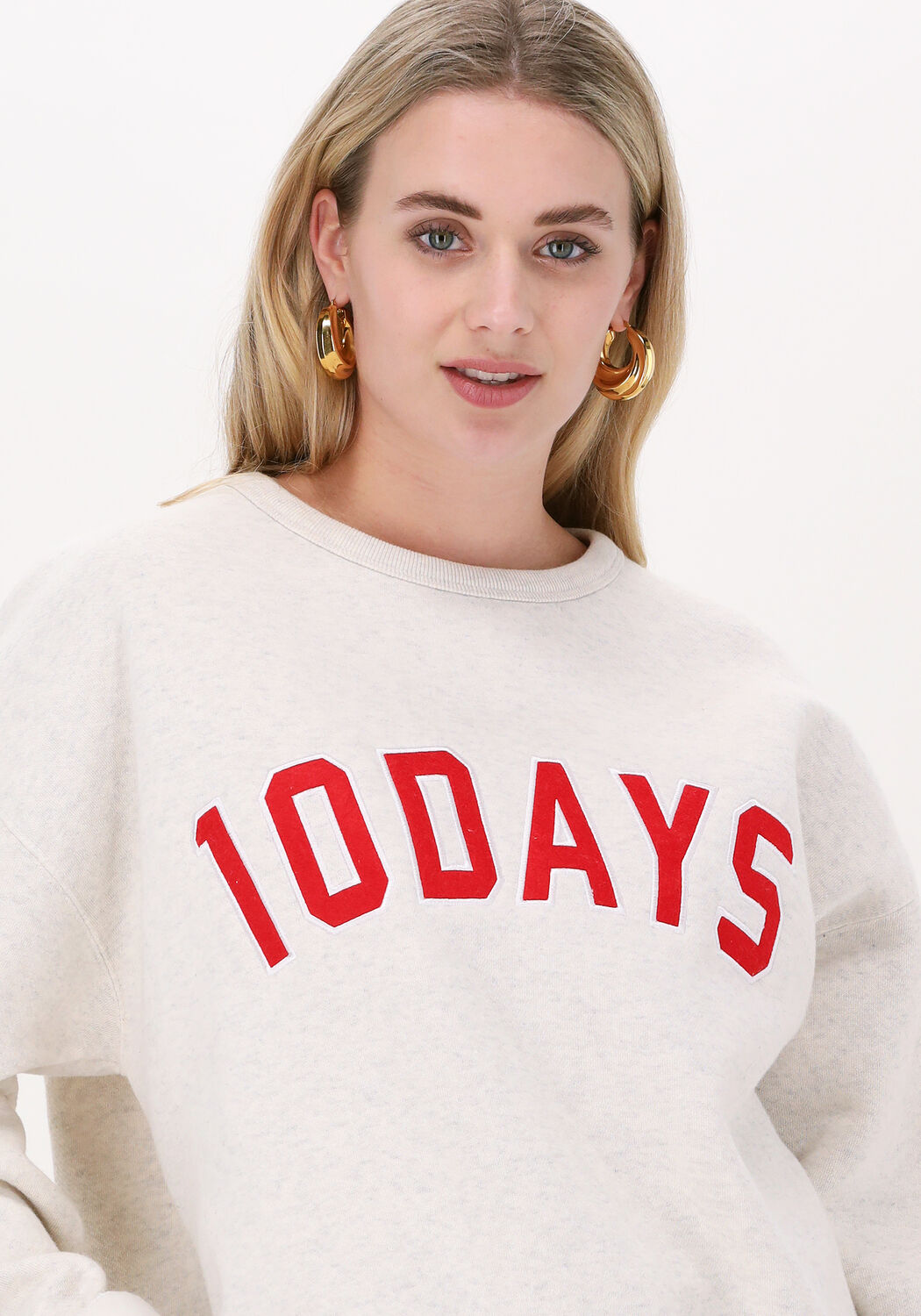 Nicht gerade weiss 10DAYS Sweatshirt STATEMENT SWEATER Omoda