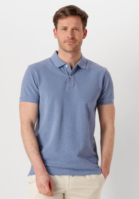 Blaue PROFUOMO Polo-Shirt POLO SHORT SLEEVE - large