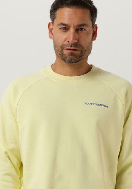 Gelbe SCOTCH & SODA Sweatshirt UNISEX CREWNECK SWEATSHIRT IN ORGANIC COTTON - large