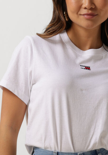 Weiße TOMMY JEANS T-shirt TJW BXY BADGE TEE - large