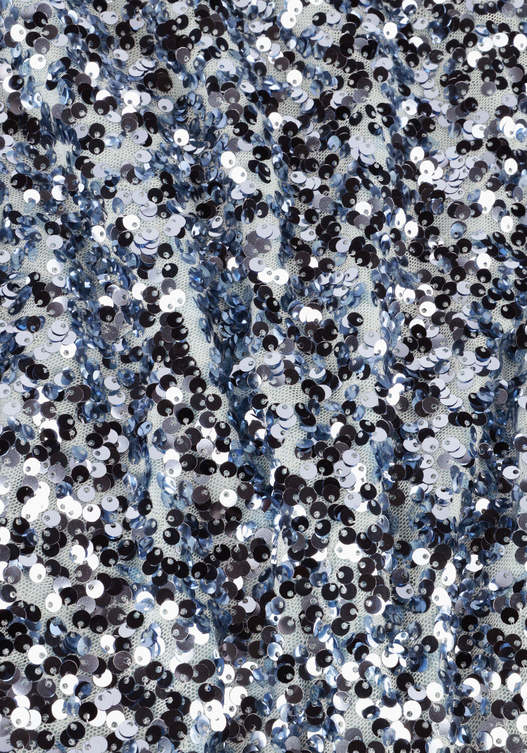 Hellblau NEO NOIR Maxikleid LYDIA SEQUINS DRESS - large