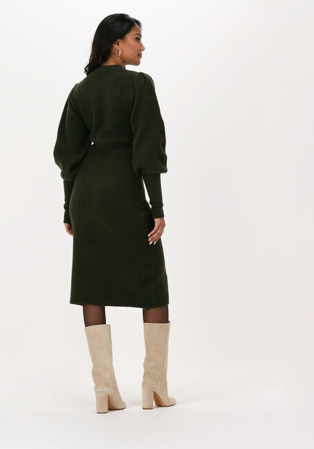 Dunkelgrün Y.A.S. Midikleid YASLUNA LS KNIT MIDI DRESS - large