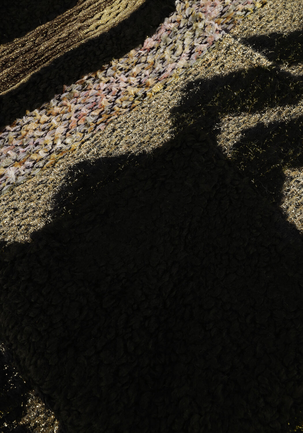 Schwarze AMAYA AMSTERDAM Strickjacke GINNY CARDIGAN/JACKET - large