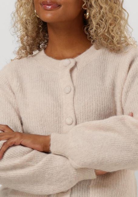 Beige SELECTED FEMME Strickjacke SLFSIA RAS LS KNIT POCKET - large