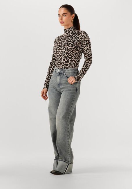 Mehrfarbige/Bunte CATWALK JUNKIE Top LEOPARD LONG SLEEVE - large