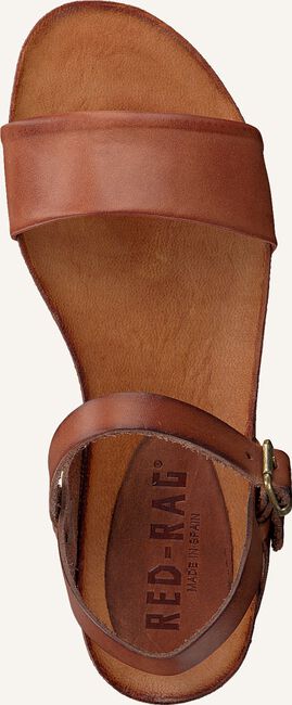 Cognacfarbene RED-RAG Flache Sandalen 79122 Cognacfarbene RED-RAG Flache Sandalen 79122 - large