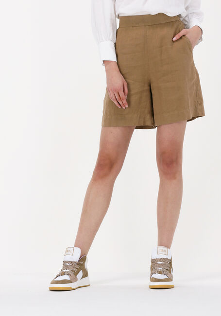 Camelfarbene KNIT-TED Kurze Hose RESI - large