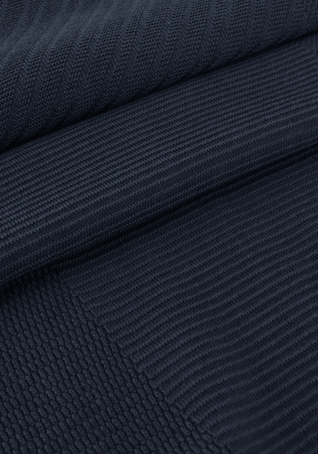 Dunkelblau CAST IRON Pullover CREWNECK COTTON MODAL - large