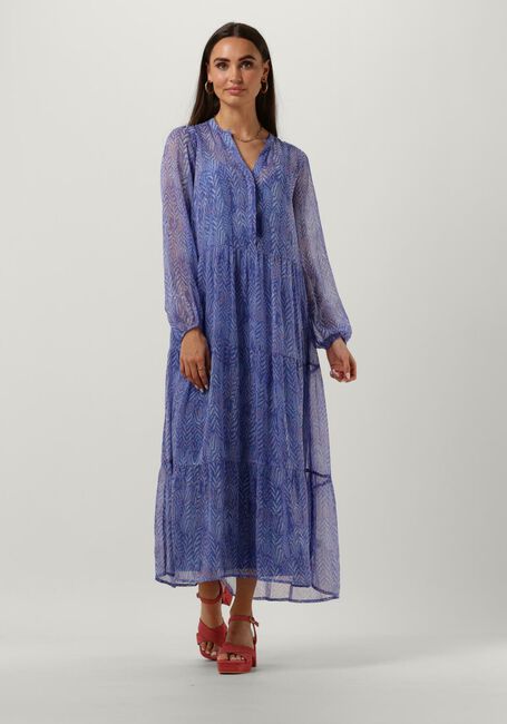 Blaue NEO NOIR Midikleid NOBIS SWIRL MIX DRESS - large
