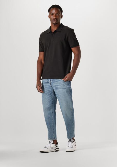 Schwarze SCOTCH & SODA Polo-Shirt LOGO PIQUE POLO - large