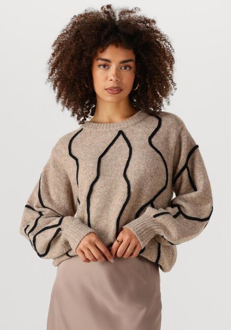 Beige MOVES Pullover KAIYA JUMPER 4457 - large