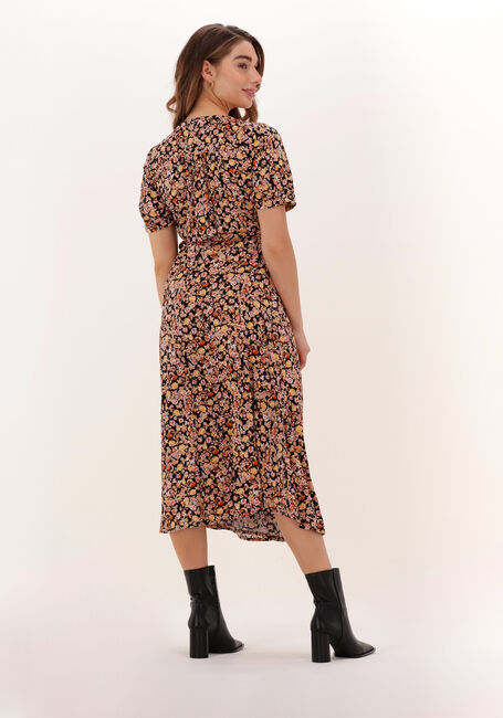 Orangene OBJECT Midikleid ELIN S/S WRAP DRESS - large