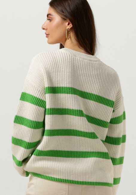 Weiße SELECTED FEMME Pullover SLFBLOOMIE LS KNIT O-NECK B - large