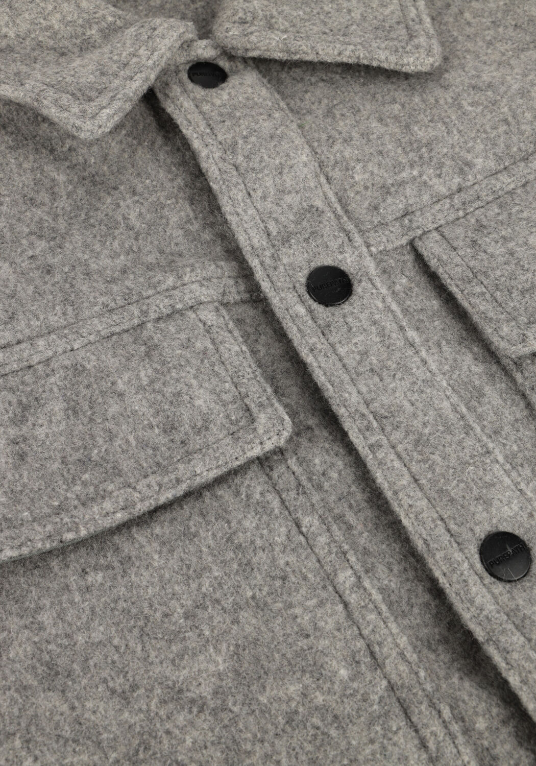 Graue PURE PATH Overshirt REGULAR FIT SHIRTS OVER203 - large