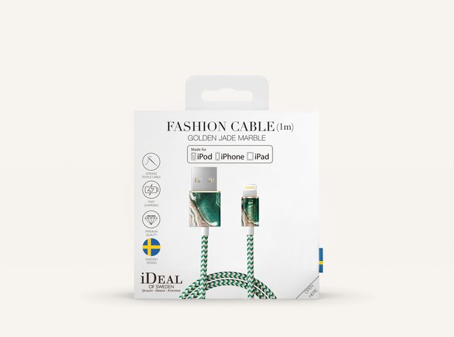 Grüne IDEAL OF SWEDEN Handyhüllen FASHION CABLE 1M Grüne IDEAL OF SWEDEN Handyhüllen FASHION CABLE 1M - large