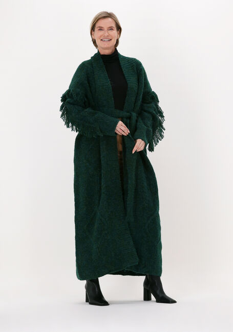 Dunkelgrün SILVIAN HEACH Strickjacke LONG CARDIGAN CLEVELAND - large