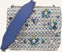 Blaue GUESS Umhängetasche BEAUVOIR CONVERTIBL XBODY FLAP - medium