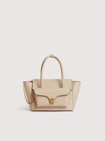 Beige COCCINELLE Umh&auml;ngetasche DOUBLE BEAT - medium