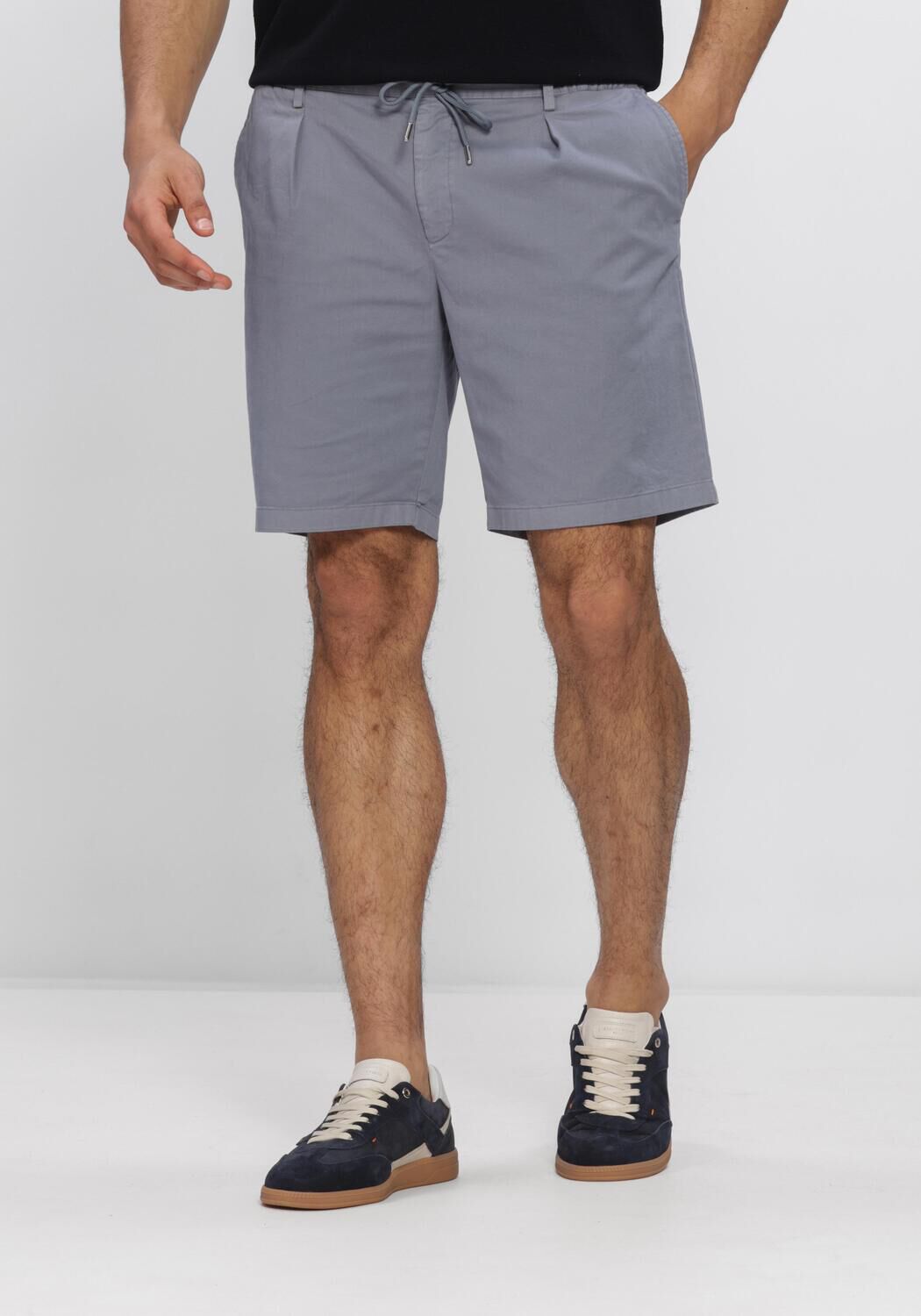 Blaue PROFUOMO Kurze Hose SHORT SPRTCORD - large