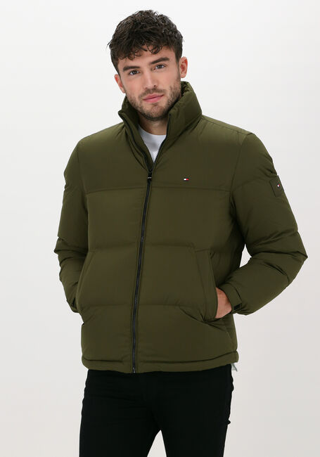 Olive TOMMY HILFIGER Wattierte Jack HILFIGER DOWN STAND COLLAR JKT - large