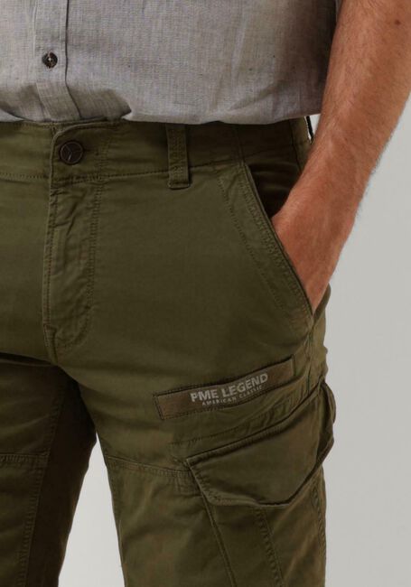 Grüne PME LEGEND Kurze Hose NORDROP CARGO SHORTS STRETCH TWILL - large