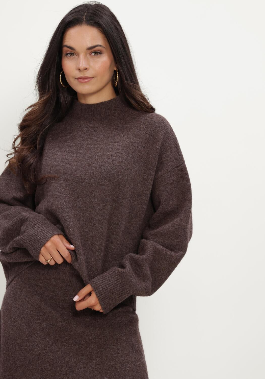 Braune NOTRE-V Pullover NV-IGA - large