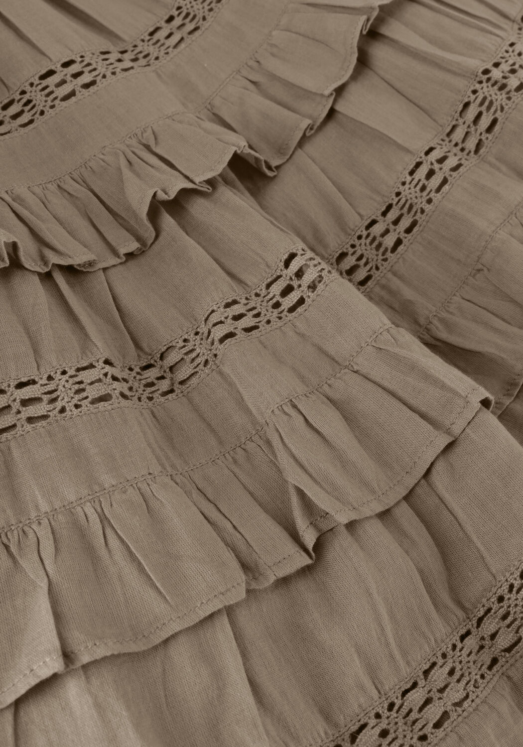 Taupe NOTRE-V Minikleid VOILE DRESS - large