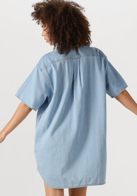 Hellblau TOMMY JEANS Minikleid SS SHIRT DRESS EXT - large