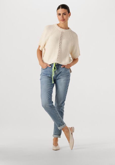Ecru Y.A.S. Pullover YASLAMINA SS KNIT TOP - large