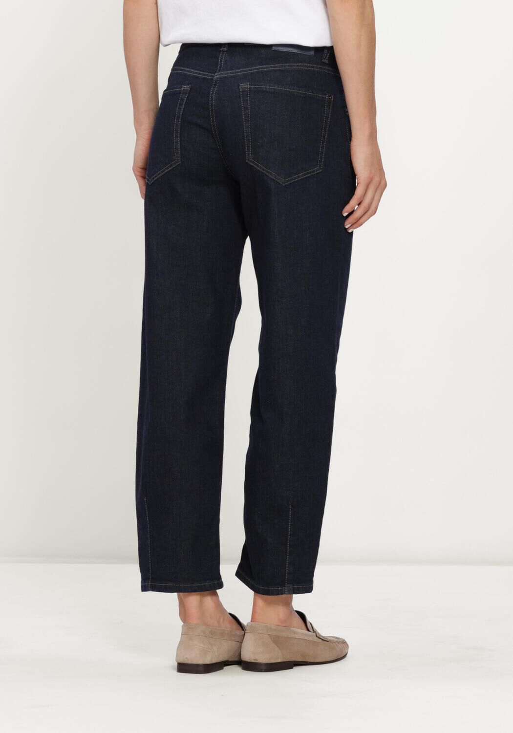 Blaue CAMBIO Jeans ELIN DARK HR STRETCH BLUE DENIM - large