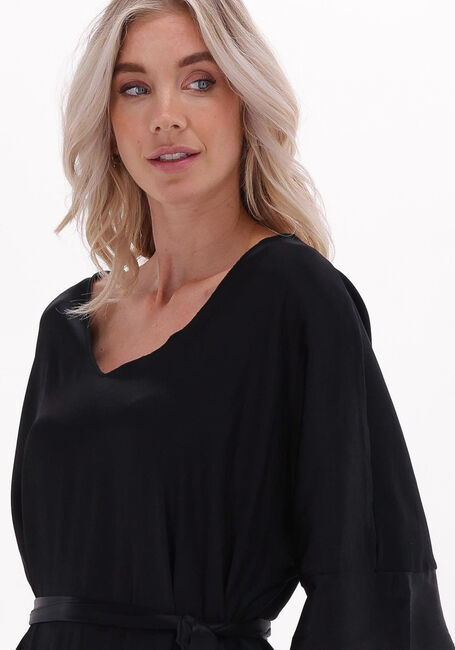 Schwarze 10DAYS Minikleid KIMONO TUNIC - large