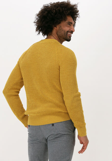 Gelbe SELECTED HOMME Pullover SLHSENNI LS KNIT MOCK NECK W - large